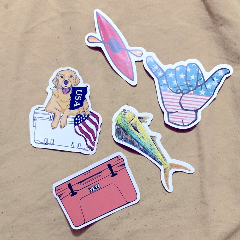 American dream bundle vinyl stickers